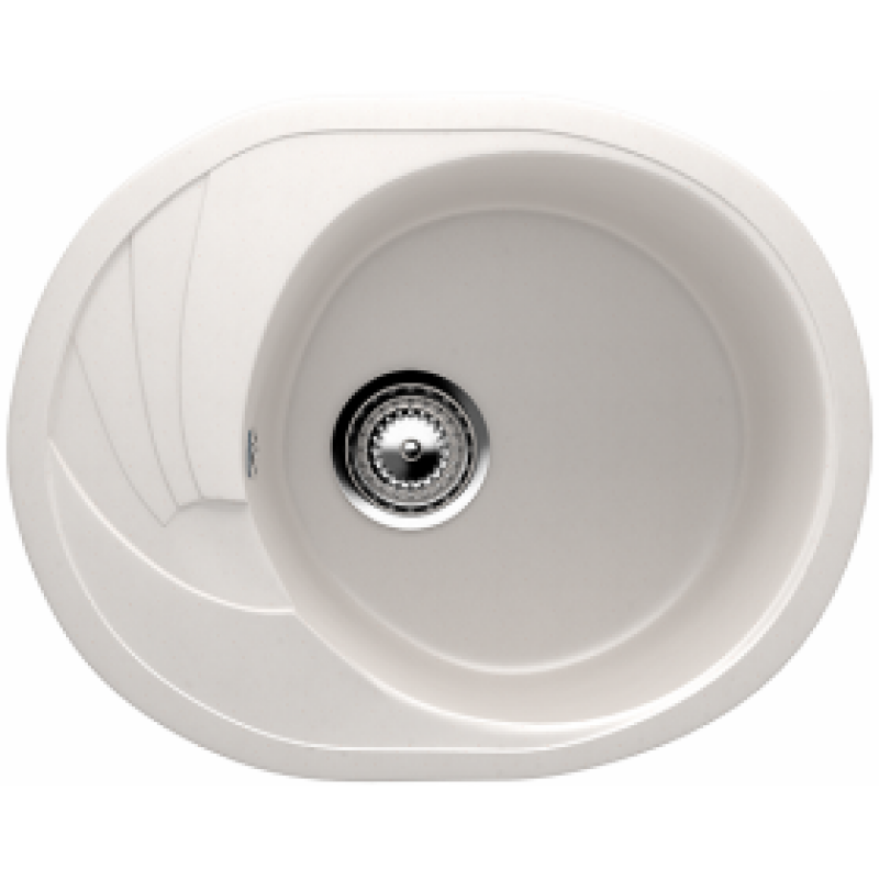 Односекционная реверсивная мойка Elefant E43-331 Белый